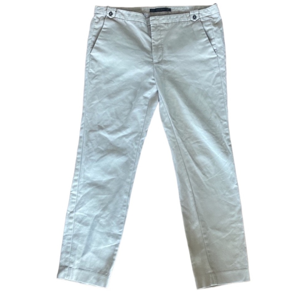 ZARA BASIC PANTS excellent condition beige khaki pants classic closet staple